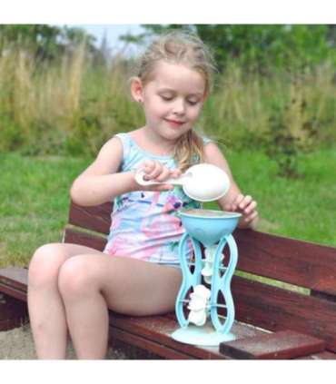 WOOPIE GREEN Набор для песка с вращающимся колесом и лейкой, 10 шт. Биодеградируемый органический материал