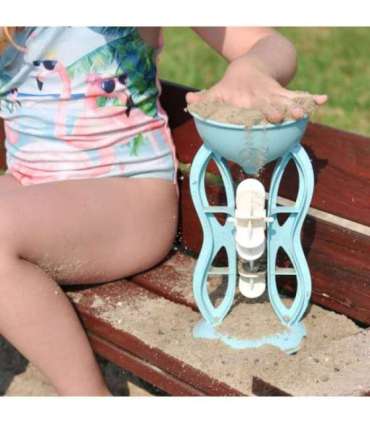 WOOPIE GREEN Набор для песка с вращающимся колесом и лейкой, 10 шт. Биодеградируемый органический материал