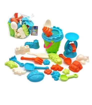WOOPIE Большой набор для песка с ведерком, 25 шт.