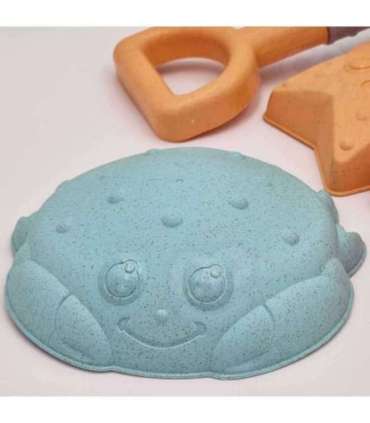 WOOPIE GREEN Набор для песка в ведёрке, 8 шт. Биоразлагаемый органический материал