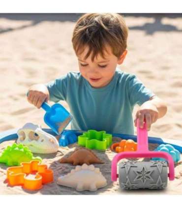 WOOPIE набор для песка Динозавры. Раскопки, 9 шт.