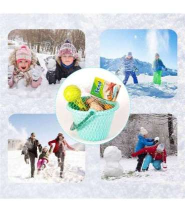 WOOPIE набор для песка FUN ICE CREAM, мороженое 2 в 1, фабрика снежков, 15 элементов.