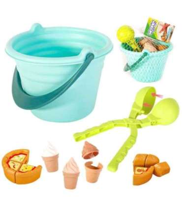 WOOPIE набор для песка FUN ICE CREAM, мороженое 2 в 1, фабрика снежков, 15 элементов.