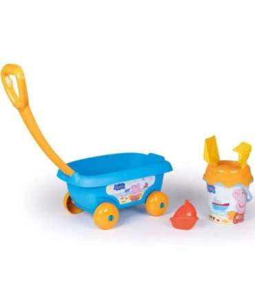 SMOBY тележка с ведёрком и аксессуарами для песка Свинка Пеппа