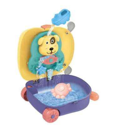 WOOPIE Набор для песка 3 в 1: чемодан, собачка + водная игрушка - 8 шт.