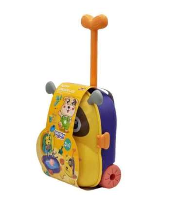 WOOPIE Набор для песка 3 в 1: чемодан, собачка + водная игрушка - 8 шт.
