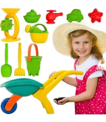 WOOPIE садовая тачка, набор для песка, 10 шт.