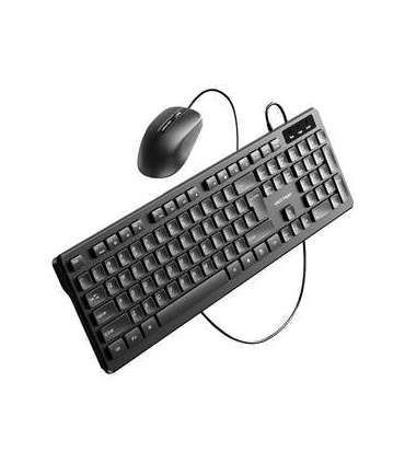Vention KTCB0-EN Wired Keyboard + Mouse + Mouse Pad Set (Black)