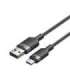 USB 2.0 A to USB-C 3A cable Vention CTNBH 2M (black)