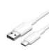 USB 2.0 A to USB-C 3A cable Vention CTQWF 1M (white)