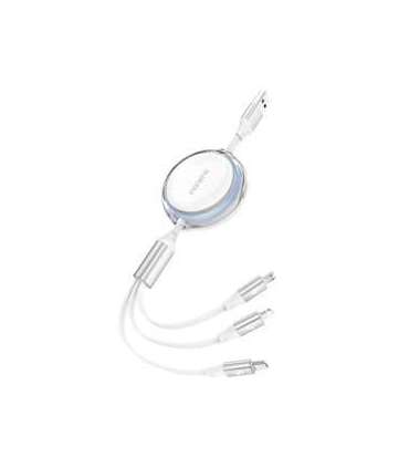 Foneng X113 3-in-1 Cable 1.1M White