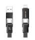 Blitzwolf BW-HDC7 4-in-1 USB+C+Lightning cable 240W 1.2m (black)