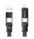 Blitzwolf BW-HDC7 4-in-1 USB+C+Lightning cable 240W 1.2m (black)
