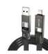 Blitzwolf BW-HDC7 4-in-1 USB+C+Lightning cable 240W 1.2m (black)