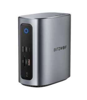 Blitzwolf BW-TH15 17in1 Docking Station 2xHD+DP+4xC+3xUSB 3.0+USB 3.1+C 3.2+C PD+RJ45+micro SD+SD+3.5mm Audio