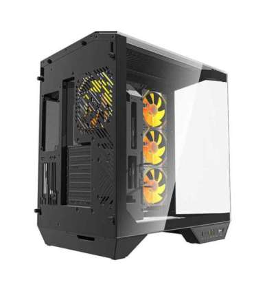 Darkflash DY470 computer case (black) + 4 fans + GPU bracket