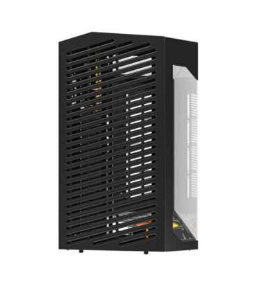 Darkflash DY470 computer case (black) + 4 fans + GPU bracket