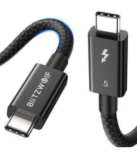 BlitzWolf BW-HDC8 240W USB-C to USB-C cable, 1.5m (black)