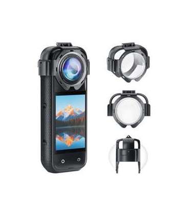 Puluz lens covers for Insta360 X5 camera (snap-on)