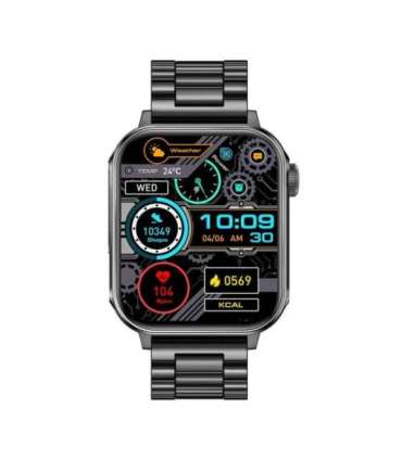 Colmi P80 smartwatch (steel black)