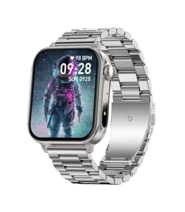 Colmi P80 smartwatch (steel and silver)