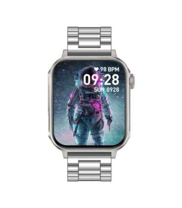 Colmi P80 smartwatch (steel and silver)
