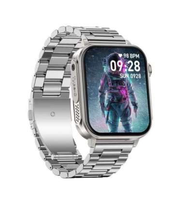 Colmi P80 smartwatch (steel and silver)