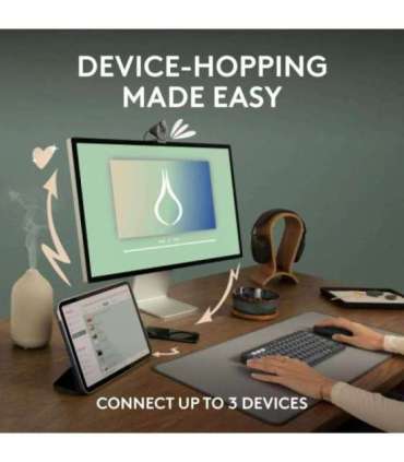 MOUSE USB OPTICAL WRL M350S/BLACK 910-007015 LOGITECH