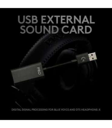 HEADSET PRO X GAMING/BLACK 981-000818 LOGITECH