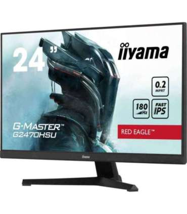 LCD Monitor|IIYAMA|G2470HSU-B6|24"|Panel IPS|1920x1080|16:9|180Hz|Matte|0.2 ms|Speakers|Colour Black|G2470HSU-B6