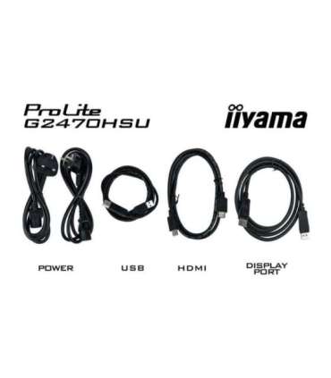 LCD Monitor|IIYAMA|G2470HSU-B6|24"|Panel IPS|1920x1080|16:9|180Hz|Matte|0.2 ms|Speakers|Colour Black|G2470HSU-B6
