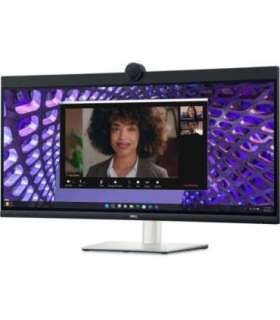 LCD Monitor|DELL|P3424WEB|34"|Curved/21 : 9|Panel IPS|3440x1440|21:9|60Hz|5 ms|Speakers|Camera 4MP|Swivel|Height adjustable|Tilt