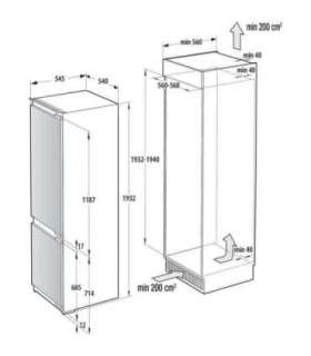 Fridge GORENJE NRKI519E82WF