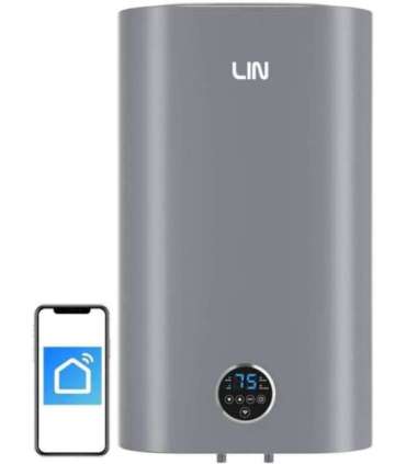 LIN LIFVD1 80L grey electric boiler with WI-FI