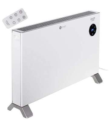 Convection heater Adler AD 7752 LCD with remote control White