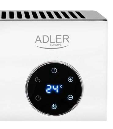Convection heater Adler AD 7752 LCD with remote control White