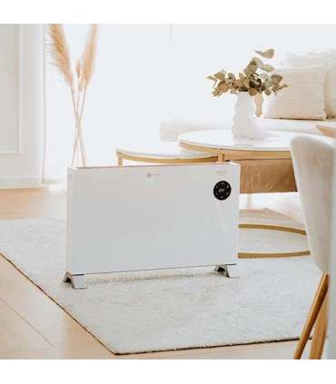 Convection heater Adler AD 7752 LCD with remote control White