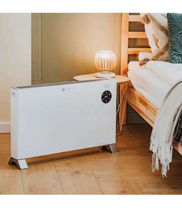 Convection heater Adler AD 7752 LCD with remote control White
