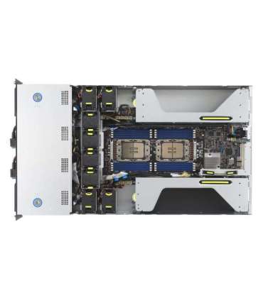 ASUS 90SF0251-M004X0 server barebone Intel C741 Rack (2U) Black, Steel