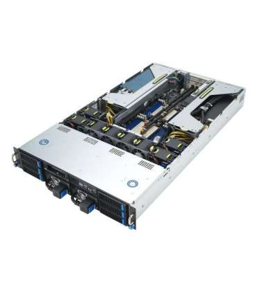 ASUS 90SF0251-M004X0 server barebone Intel C741 Rack (2U) Black, Steel