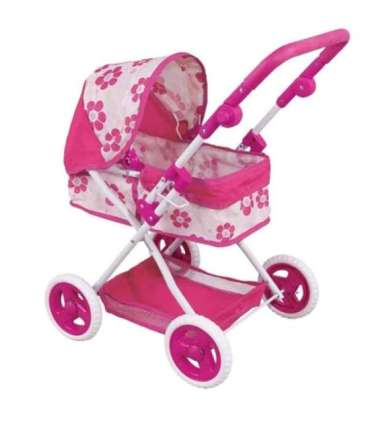 WOOPIE ROYAL Глубокая коляска для кукол с регулируемой ручкой