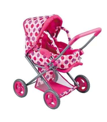 WOOPIE ROYAL 3 в 1: глубокая коляска для кукол, прогулочная и переноска