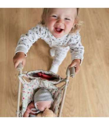 WOOPIE прогулочная коляска для кукол с цветочным принтом