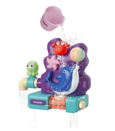 WOOPIE BABY игрушка для купания - кран-фонтан, переливной водопад, дельфин