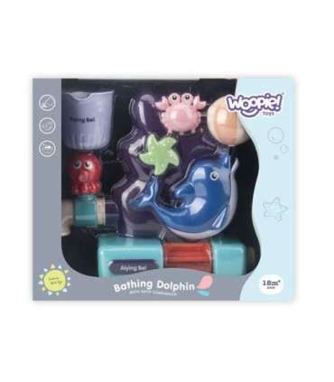 WOOPIE BABY vannimänguasi - kraan, purskkaev, ülevoolu veejuga, delfiin