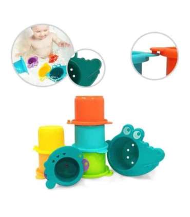 WOOPIE BABY игрушка для купания - наливные стаканчики, крокодильчик