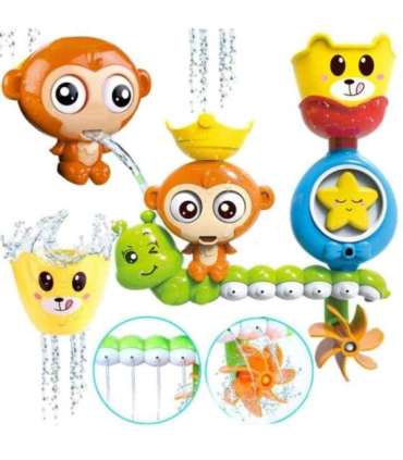 WOOPIE BABY игрушка для купания - обезьянка + стаканчик