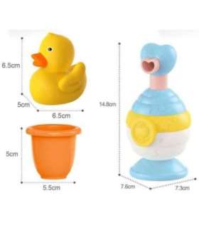WOOPIE BABY набор игрушек для купания: кружка + уточка + дозатор мыла