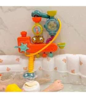 WOOPIE BABY vannimänguasi — kraan/dušš, ülevoolu purskkaev, pardike