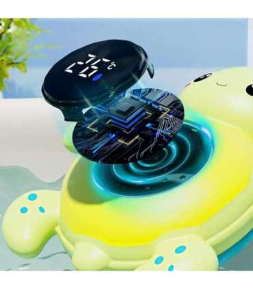 WOOPIE BABY Termometr do Kąpieli 2w1 Mierzenia Temperatury Wody i Pomieszczenia Żółwik